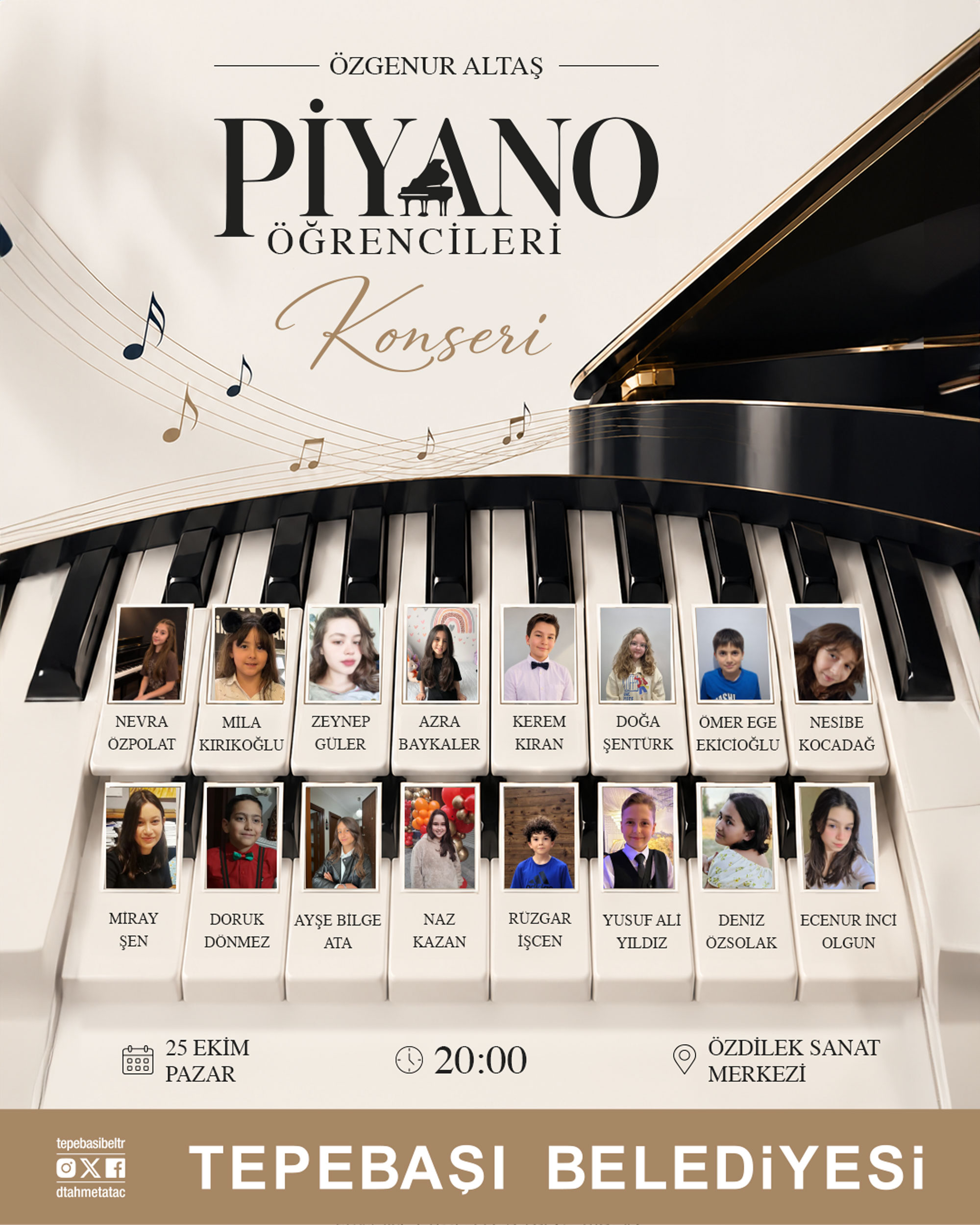 ÖZGENUR ALTAŞ PİYANO ÖĞRENCİLERİ KONSERİ