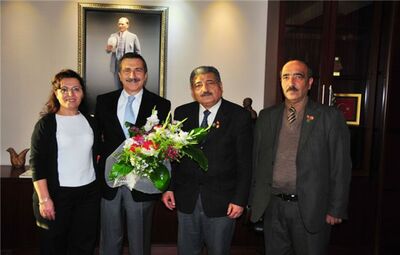 ŞEHİT AİLELERİNDEN ANLAMLI ZİYARET