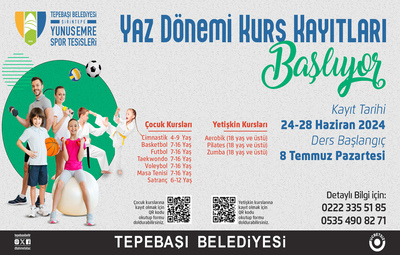 YAZ DÖNEMİ KURS KAYITLARI BAŞLIYOR