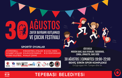 30 AĞUSTOS ZAFER BAYRAMI TEPEBAŞI'NDA COŞKUYLA KUTLANACAK