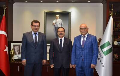 OEDAŞ'TAN, BAŞKAN ATAÇ'A ZİYARET
