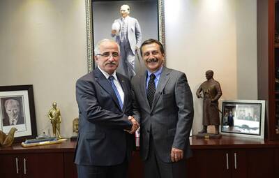 VALİ TUNA' DAN  ATAÇ' A HAYIRLI OLSUN ZİYARETİ