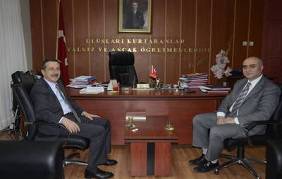 BAŞKAN ATAÇ'TAN İL MİLLİ EĞİTİM MÜDÜRÜ'NE ZİYARET