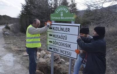 YENİ MAHALLELERE TABELA