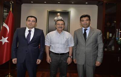 CEZA MAHKEMESİ BAŞKANI'NDAN VEDA ZİYARETİ