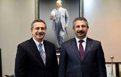 İL EMNİYET MÜDÜRÜ DİNÇ'TEN ATAÇ'A ZİYARET