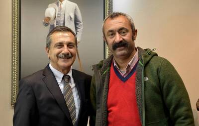 OVACIK BELEDİYE BAŞKANI MAÇOĞLU, BAŞKAN ATAÇ'I ZİYARET ETTİ