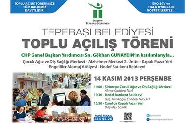 TEPEBAŞINDA AÇILIŞ ŞÖLENİ