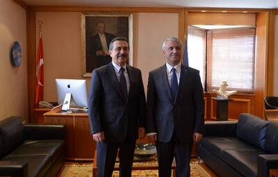 BAŞKAN ATAÇ, REKTÖR GÜNDOĞAN'I ZİYARET ETTİ
