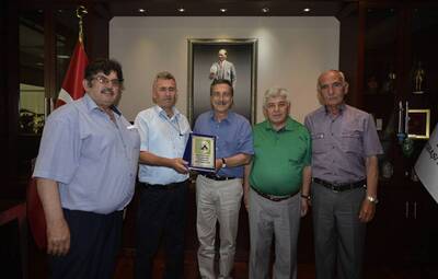 YALIMKAYA DERNEĞİ'NDEN BAŞKAN ATAÇ'A ZİYARET