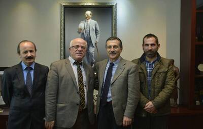 HALK OTOBÜSÇÜLER ODASI ATAÇ'I ZİYARET ETTİ