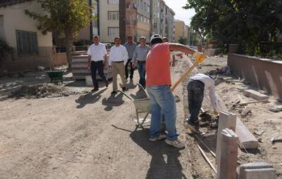 BAŞKAN ATAÇ ÇALIŞMALARI YERİNDE DENETLEDİ