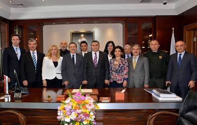 KAYMAKAM ÜNALDI, BAŞKAN ATAÇ'I ZİYARET ETTİ