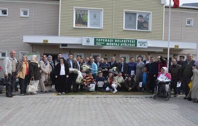 ENGELLİLER ARTIK GELECEĞE GÜLÜMSÜYOR