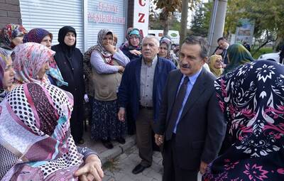 BAZ İSTASYONU DİRENİŞİNE BAŞKANDAN DESTEK