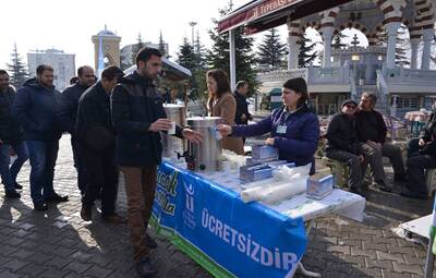 CUMA NAMAZI SONRASI SICAK SALEP