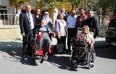 ENGELLİLER HAYALLERİNE KAVUŞTU