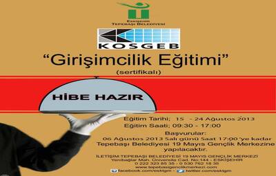 UYGULAMALI GİRİŞİMCİLİK EĞİTİMİ BAŞLIYOR