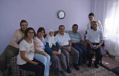  BAŞKAN ATAÇ TEBEV ZİYARETLERİNE DEVAM EDİYOR