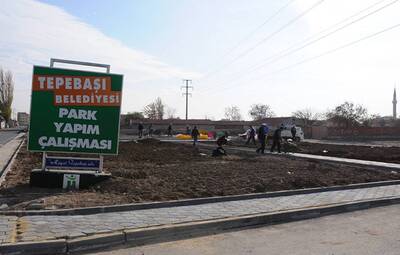 TEPEBAŞI YENİ PARKLARINA KAVUŞUYOR