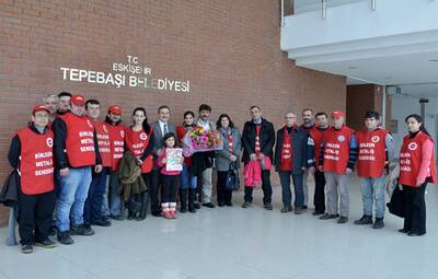 ICF GREV İŞÇİLERİ BAŞKAN ATAÇ'I ZİYARET ETTİ