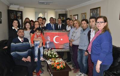 KUAFÖRLERDEN BAŞKAN ATAÇ'A TEŞEKKÜR