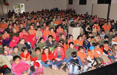600 ÖĞRENCİ SİNEMA GÖSTERİMİNDE BULUŞTU