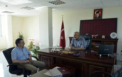 BAŞKAN ATAÇ YENİ MÜFTÜLÜK BİNASINI GEZDİ