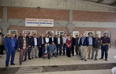BAŞKAN ATAÇ ÜRETİCİLERLE BİR ARAYA GELDİ