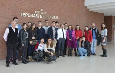 BALKAN GENÇLERİ BAŞKAN ATAÇ'I ZİYARET ETTİ