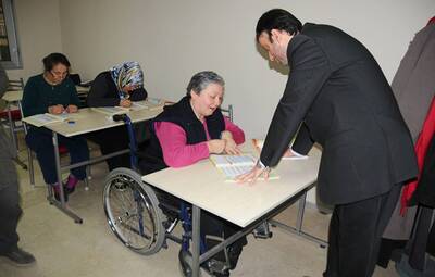 BELDE EVİ ENGELLİLERİN ÖZGÜVEN YERİ OLDU