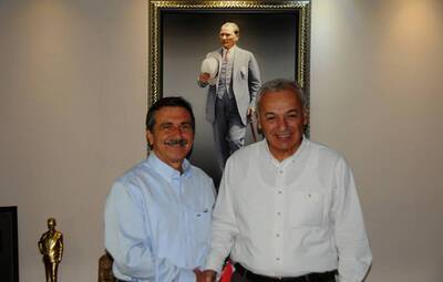 ŞENÖZ'DEN ATAÇA VEDA ZİYARETİ