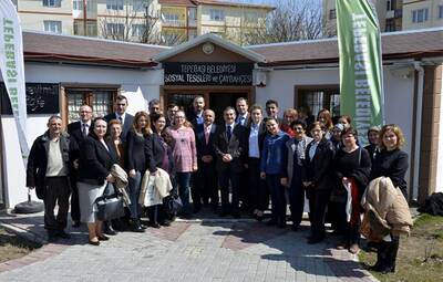 BAŞKAN ATAÇ, ÜLKÜCÜ İŞÇİLERLE BULUŞTU