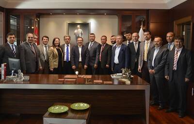 EMİRDAĞLILAR BAŞKAN ATAÇ'I ZİYARET ETTİ