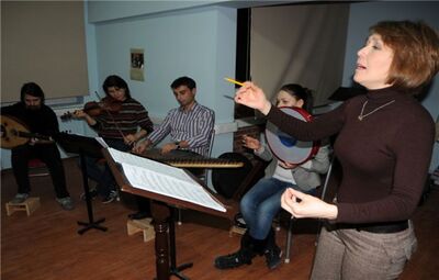 TEPEBAŞI BELEDİYESİ THM KOROSU KONSERE HAZIRLANIYOR