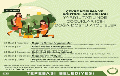 YARIYIL TATİLİNDE ÇOCUKLAR İÇİN DOĞA DOSTU ATÖLYELER