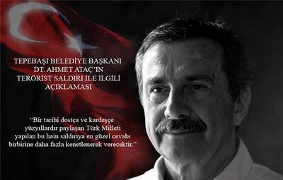 TEPEBAŞI BELEDİYE BAŞKANI DT. AHMET ATAÇ’IN TERÖRİST SALDIRI İLE İLGİLİ AÇIKLAMASI