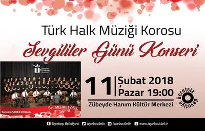 TÜRK HALK MÜZİĞİ KOROSUNDAN KONSER