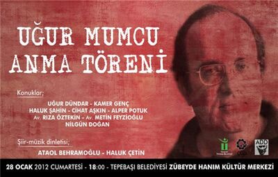 UĞUR MUMCU' YU ANMA GECESİ’NDE BİR ARAYA GELİYORLAR
