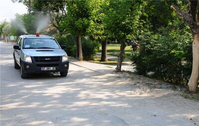 İLAÇLAMA ÇALIŞMALARI ARALIKSIZ SÜRÜYOR
