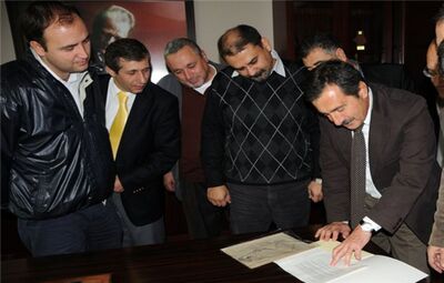GAZETECİLER CEMİYETİ’NDEN BAŞKAN ATAÇ’A ZİYARET