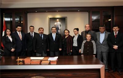 DSP'DEN TEPEBAŞI ZİYARETİ