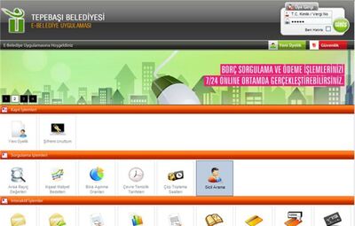 İNTERNETTEN TC KİMLİK NUMARASI İLE VERGİ ÖDEME KOLAYLIĞI