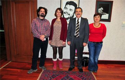 KÜBA DOSTLUK DERNEĞİ BAŞKAN ATAÇ’I ZİYARET ETTİ