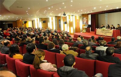 "NAZIM HİKMET'İN ŞİİRİ" KONULU SÖYLEŞİ BÜYÜK İLGİ GÖRDÜ
