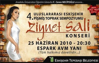 ZİYNET SALİ, TEPEBAŞI'NIN KONUĞU OLACAK