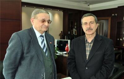 İŞÇİ EMEKLİLERİ DERNEĞİ BAŞKAN ATAÇ'I ZİYARET ETTİ