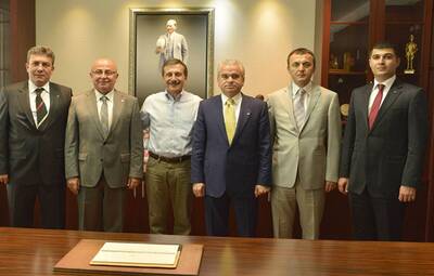 ETO VE YÖNETİM KURULU BAŞKAN ATAÇ'I ZİYARET ETTİ