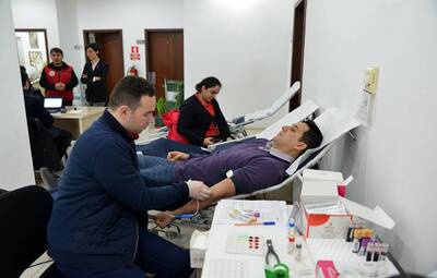 BELEDİYE PERSONELİNDEN KAN BAĞIŞINA DESTEK