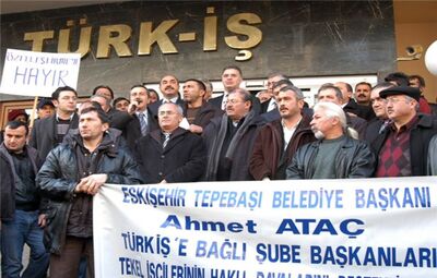 TEKEL İŞÇİSİNE ESKİŞEHİR'DEN DESTEK